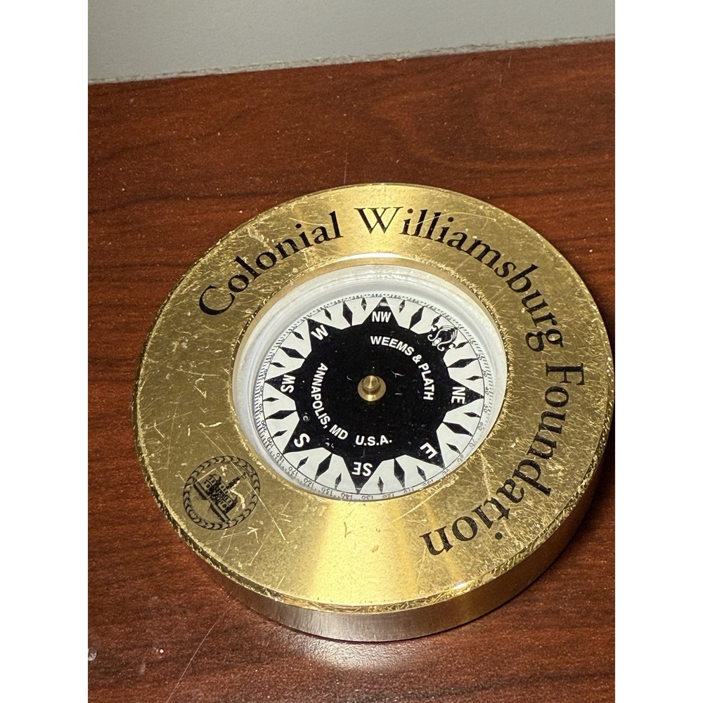 Weems & Plath Annapolis, MD Foundation Compass‎ Desk Accessory, 3" W, USA